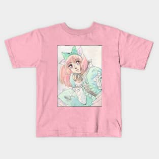 Frilly Catgirl Kids T-Shirt